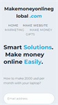 Mobile Screenshot of makemoneyonlineglobal.com